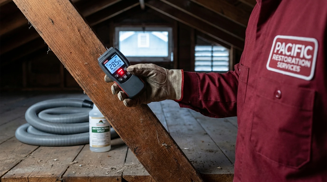 Is Attic Mold Dangerous: attic mold removal