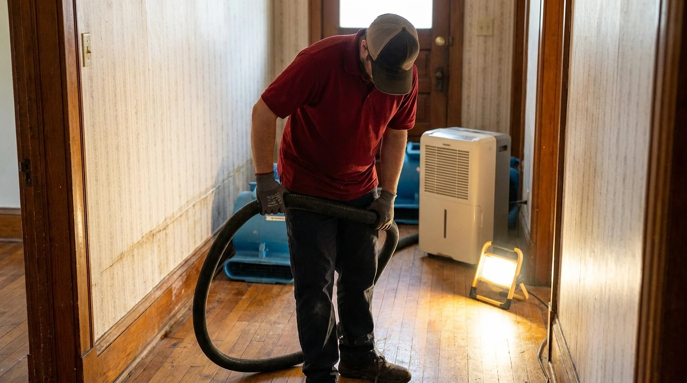 What's the difference between calling a plumber and a restoration company: my house flooded in Bremerton WA who should I call